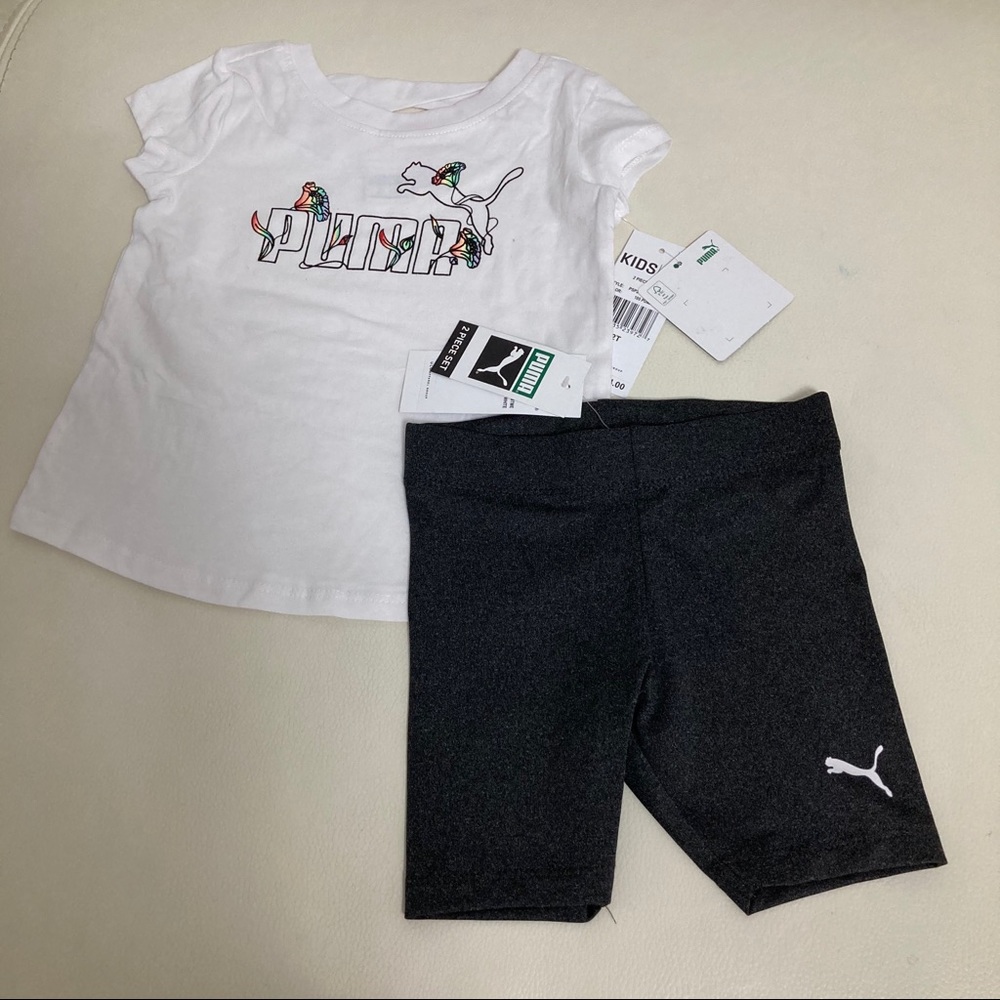 Puma cute colorful leggings set outfit - Picture 4 of 4
